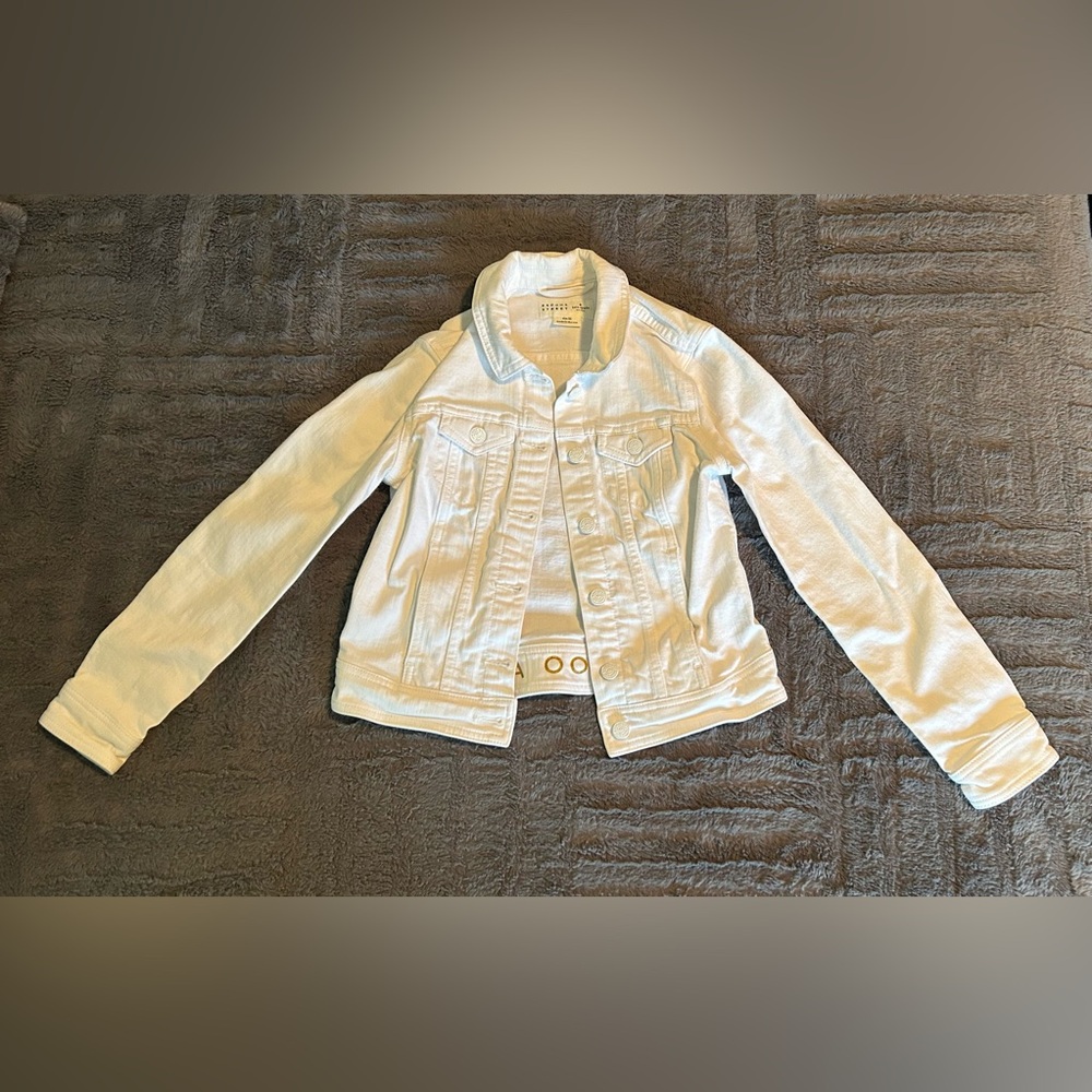 Kate Spade Broome Street White Denim Jacket